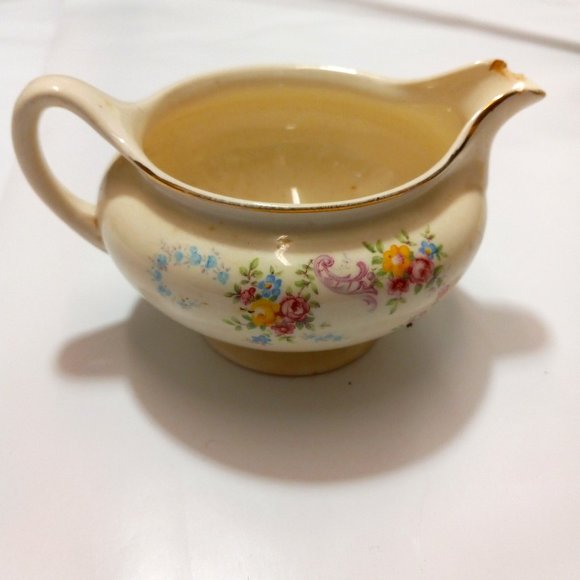 Homer Laughlin Other - Homer Laughlin Eggshell Nautilus Gravy Boat Ferndale & Cashmere 40s VTG USA